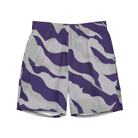 Tiger Purp Swim Trunks