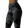 Dark Charcoal Camo Yoga Leggings