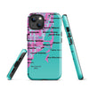 Miami Map iPhone® Case