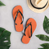 Exotic Orange Flip-Flops