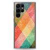 Abstract Plaid Pattern Samsung Case