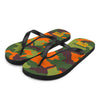 Woodland Orange Flip-Flops